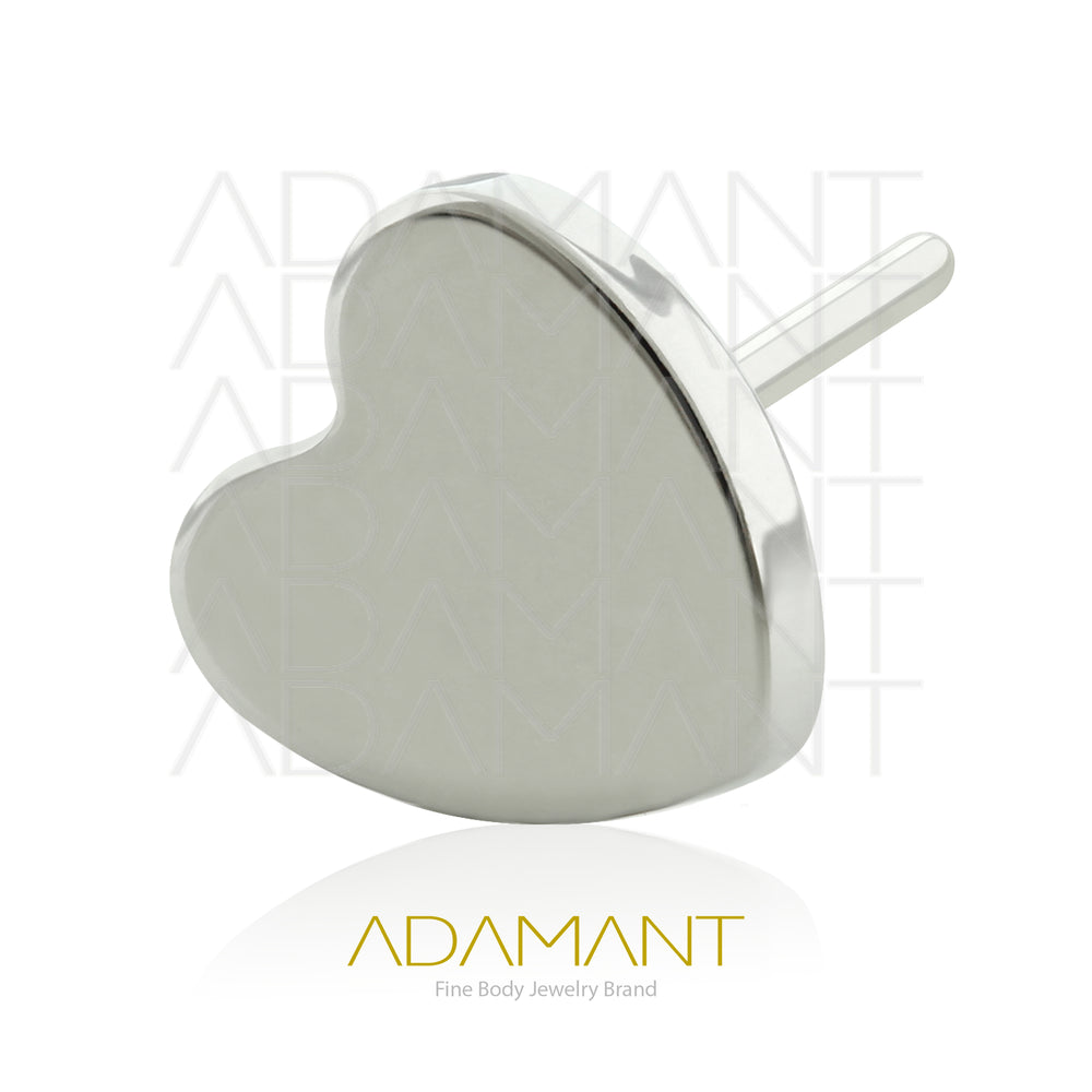 20g-18g-16g-14g Titanio Accesorios Sin Rosca, Corazón Plano