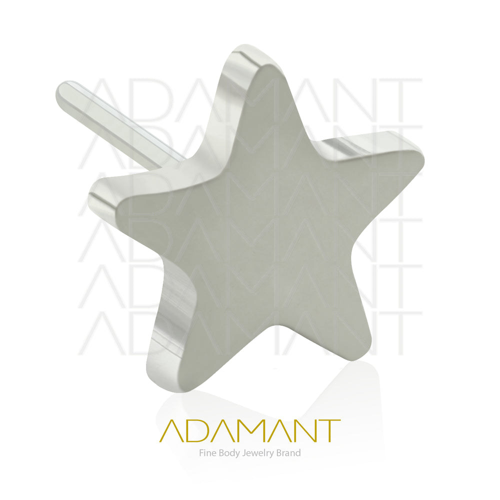 20g-18g-16g-14g Titanio Accesorios Sin Rosca, Estrella Plana