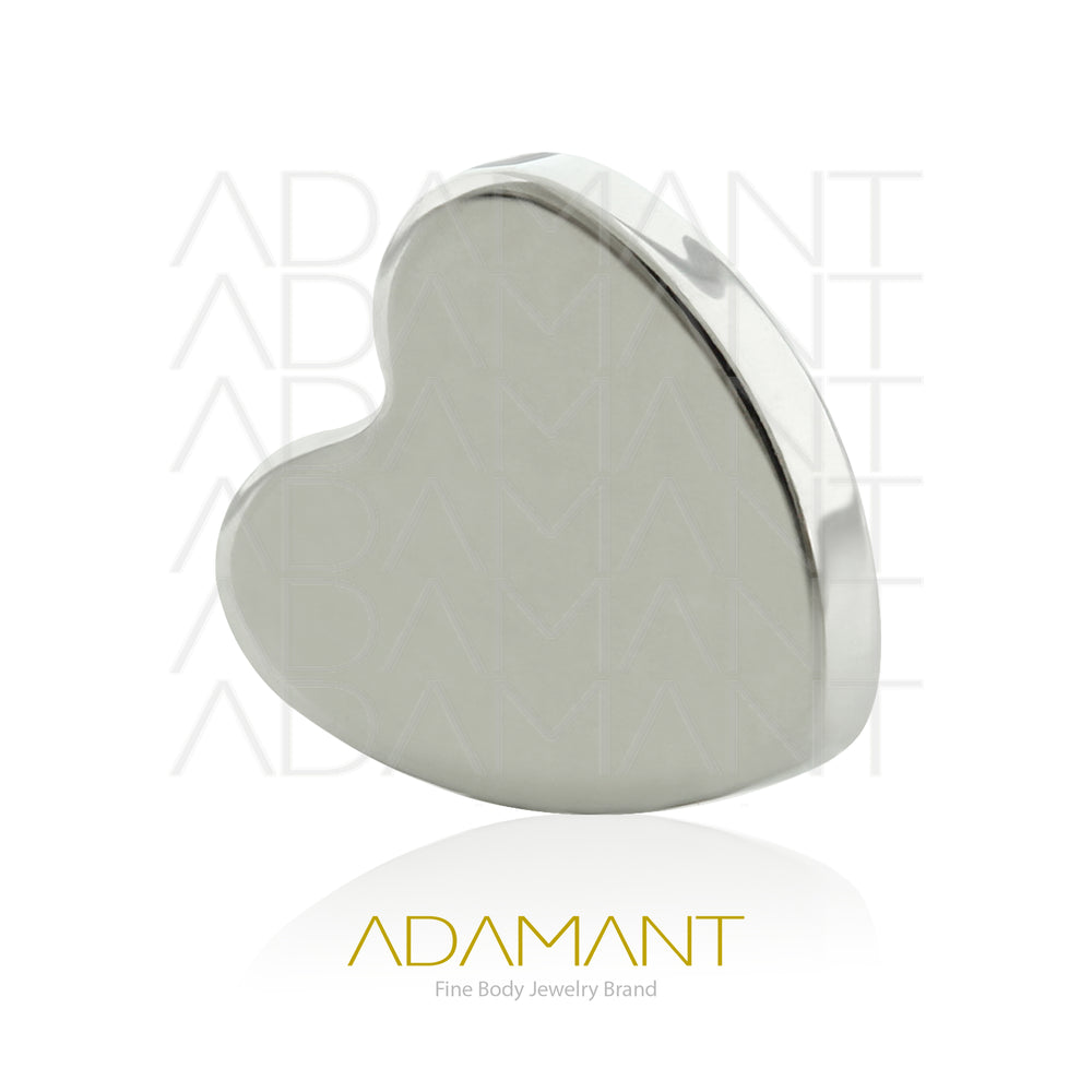 14g, Titanio Accesorio Rosca, 1.2mm Patrón de rosca, Corazón Plano