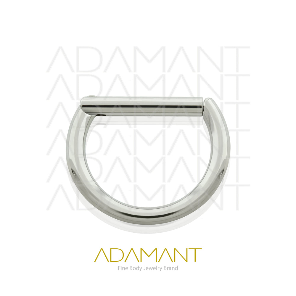 14g, Titanio, Aro Clicker con Bisagra, forma en D