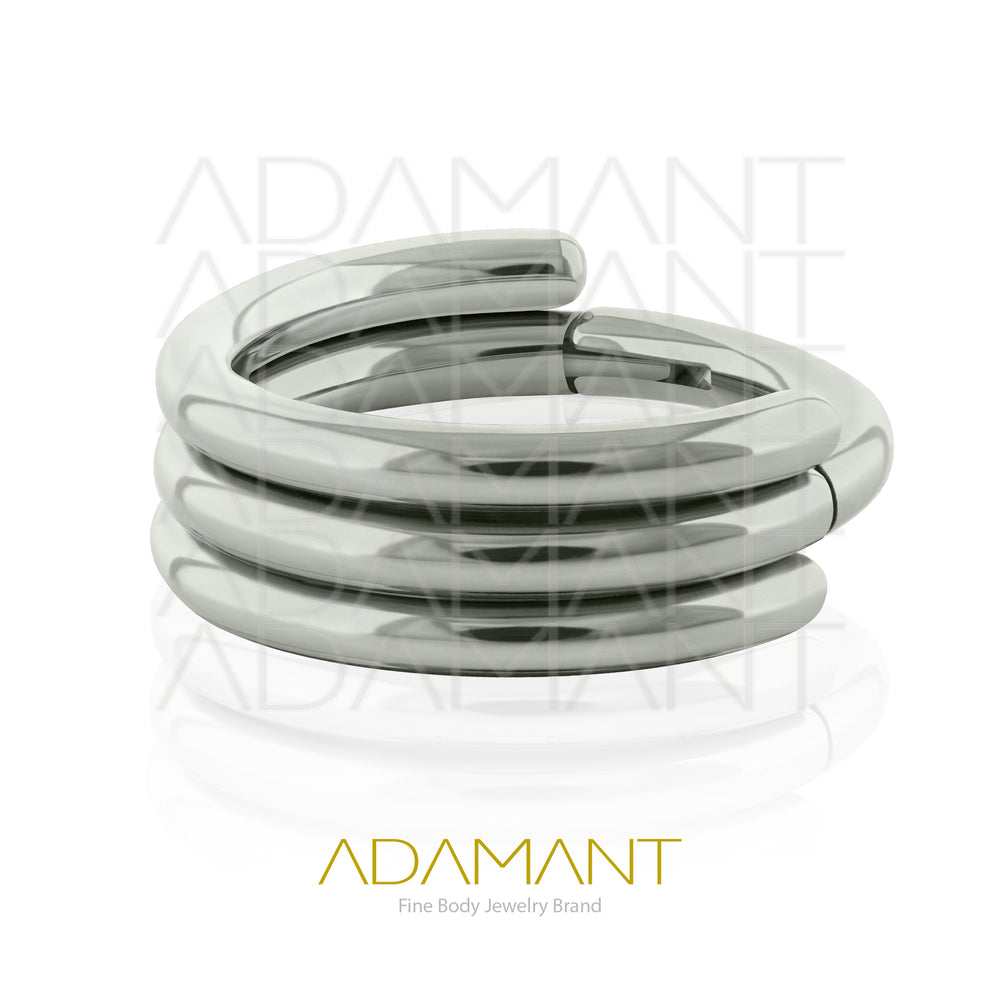 16g, Titanio, Aro Clicker con Bisagra, Triple