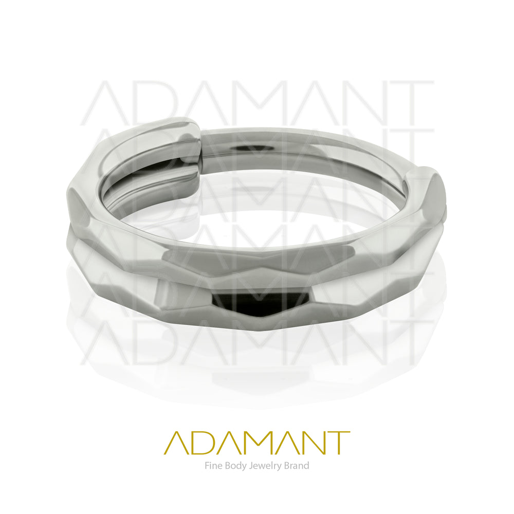 16g, Titanio, Aro Clicker con Bisagra, Side Doble Beveling