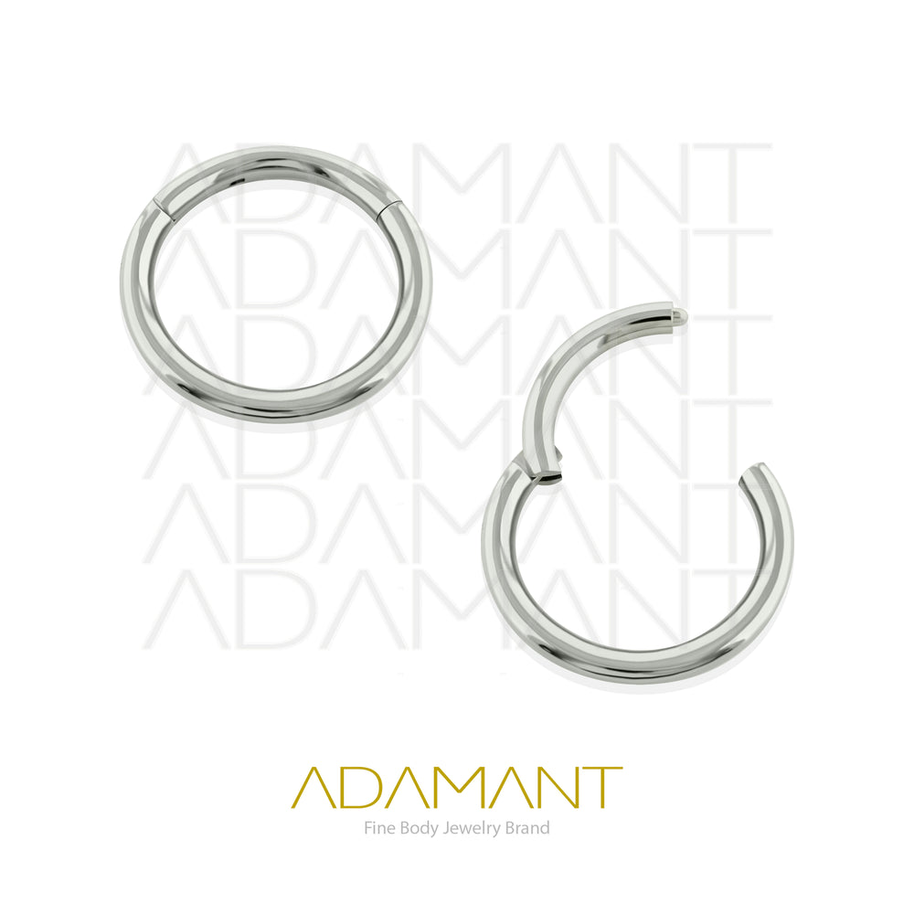 12g, Titanio, Aro Clicker con Bisagra