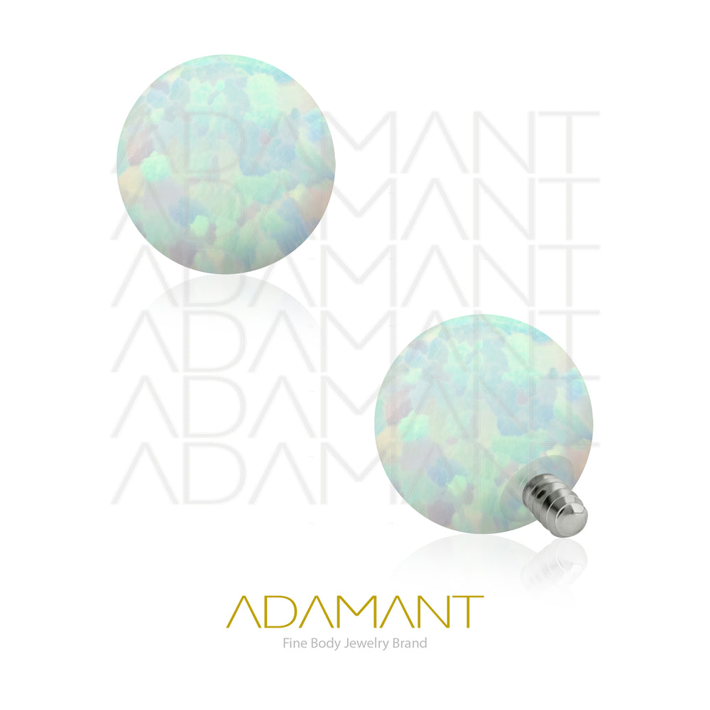 14g, Titanio Accesorio Rosca, 1.2mm Patrón de rosca, Bola de Opal