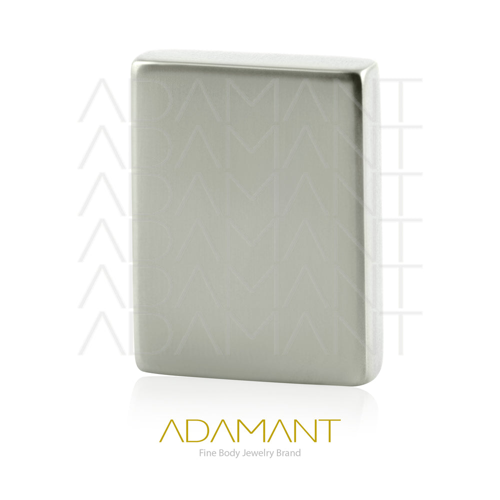 14g, Titanio Accesorio Rosca, 1.2mm Patrón de rosca, Rectangular Frame.
