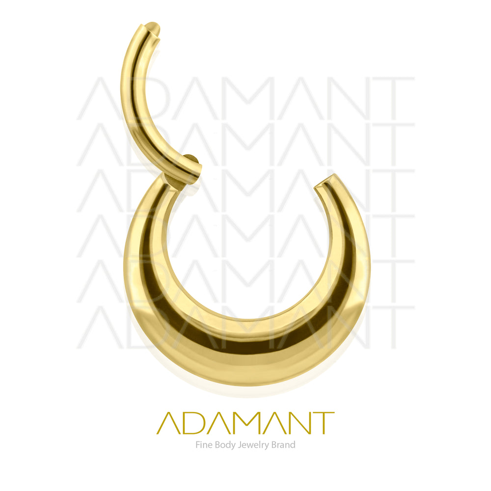 16g,Titanio Platizado Dorado, Aro Clicker Ring con Bisagra Chloe.