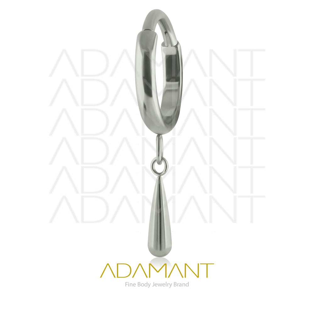 16g Titanio Aro Clicker con Bisagra, Dangle Drop