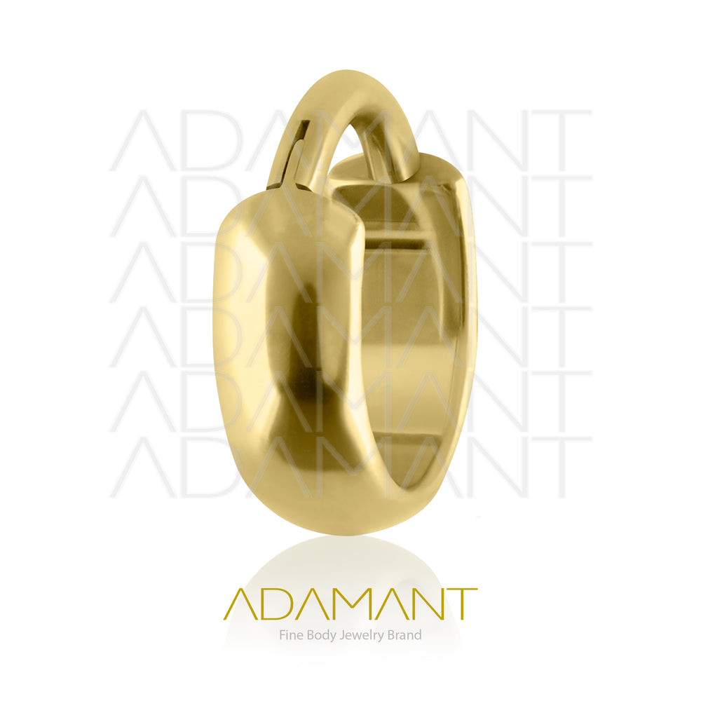 16g, Candonga Rounded de Titanio Platizado Dorado.