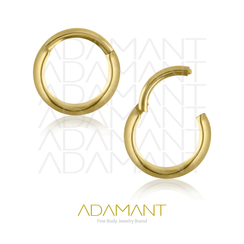 16g, Candonga Rounded de Titanio Platizado Dorado.