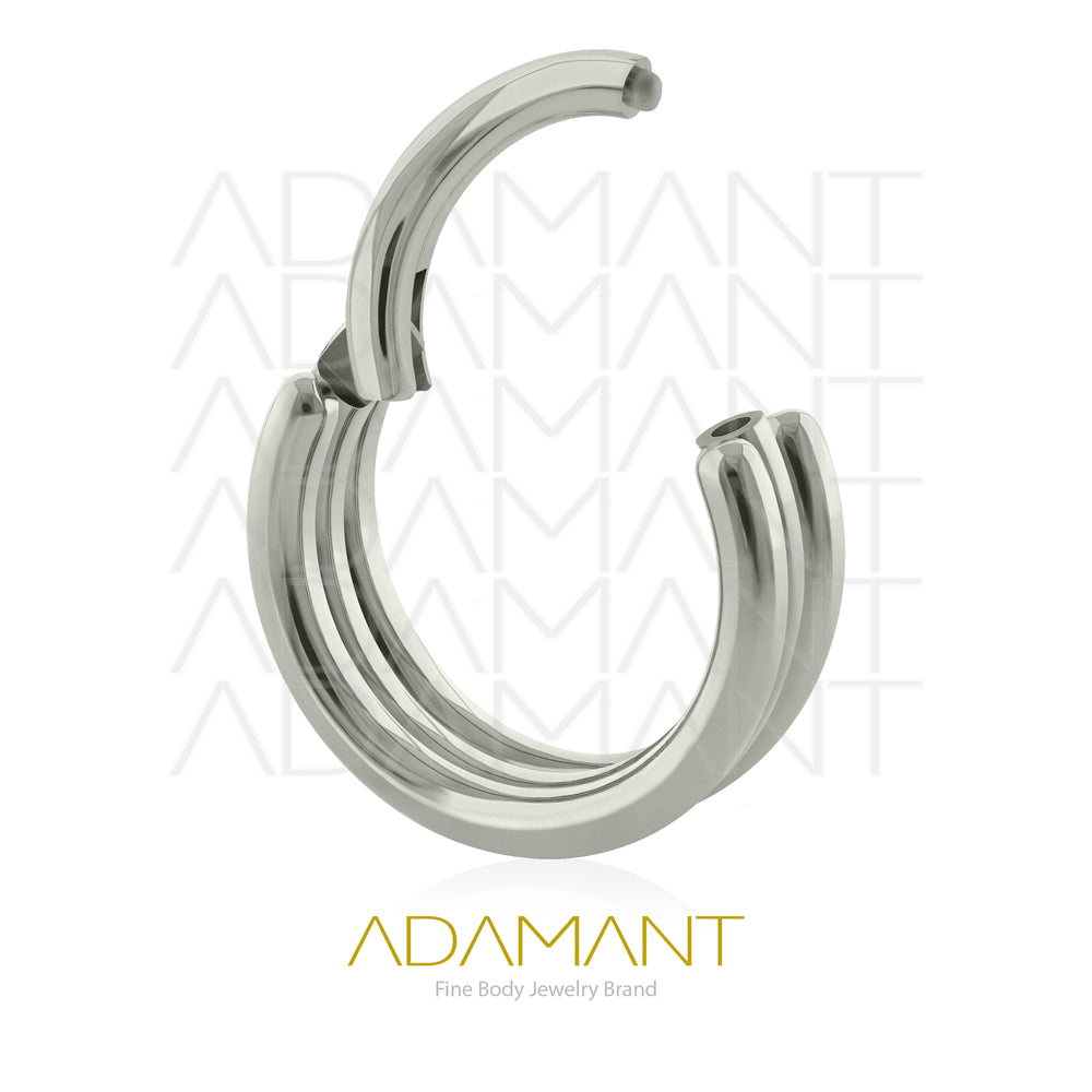 16g, Titanio, Aro Clicker con Bisagra, Triple