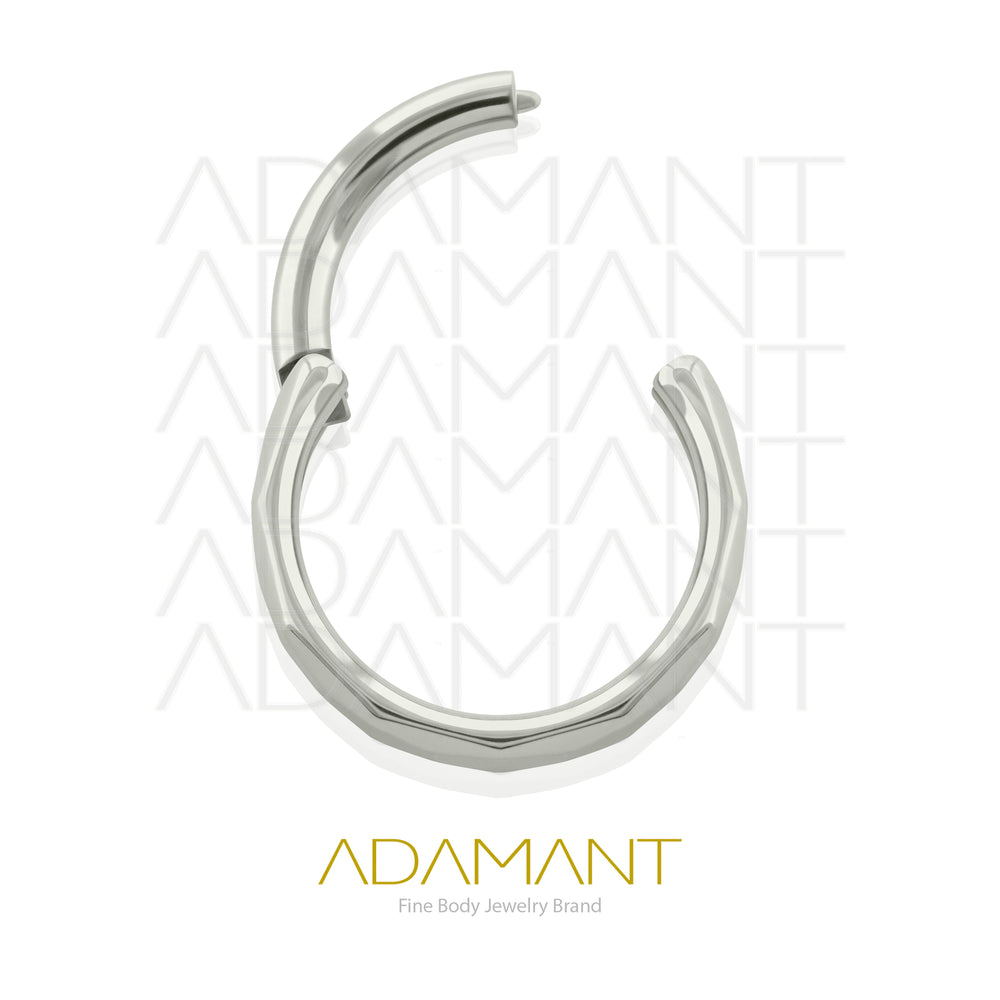 16g, Titanio, Aro Clicker con Bisagra, Side Doble Beveling