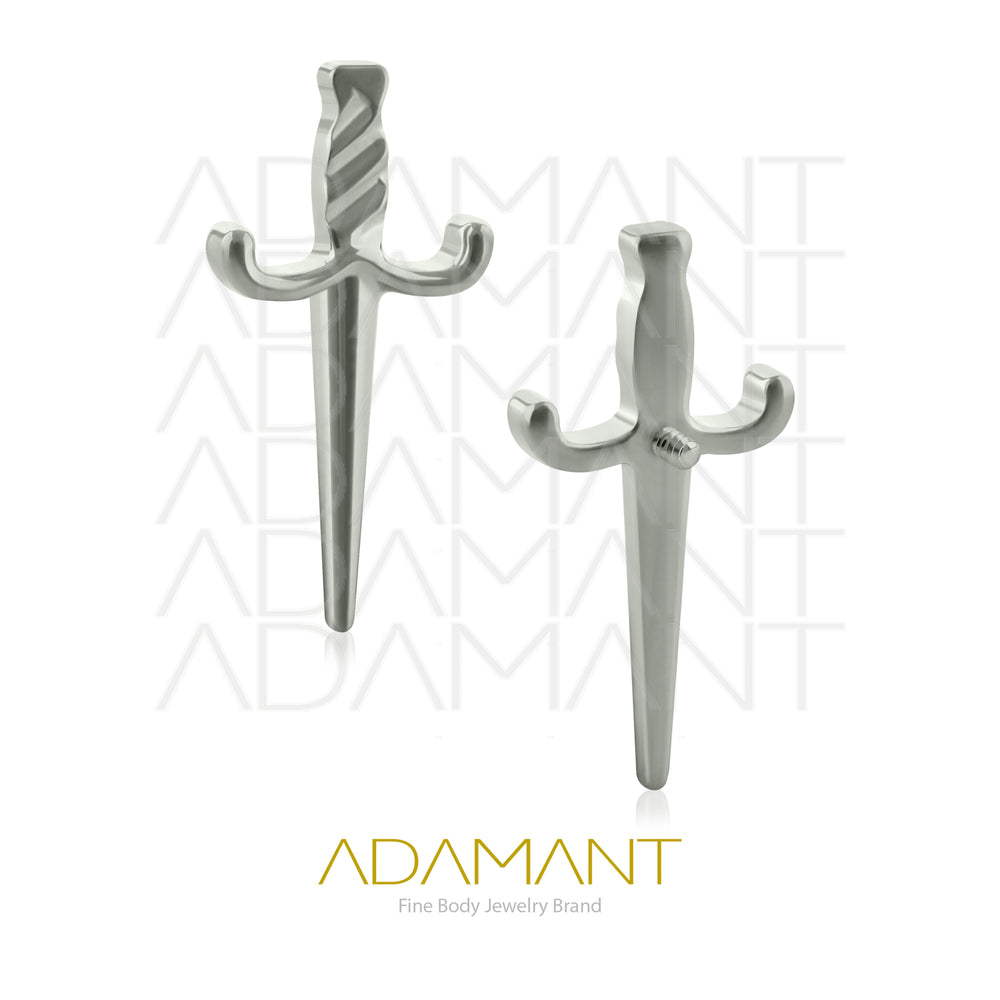 18g - 16g, Titanio Accesorio Rosca, 0.9mm Patrón de rosca, Gran Espada.