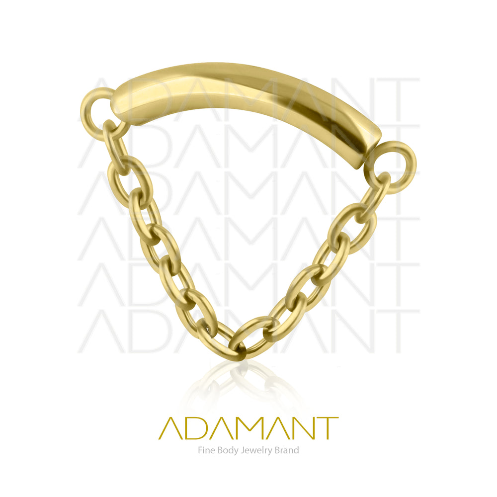 18g - 16g, Titanio Platizado Dorado Accesorio Rosca, 0.9mm Patrón de rosca, Pending Chain.