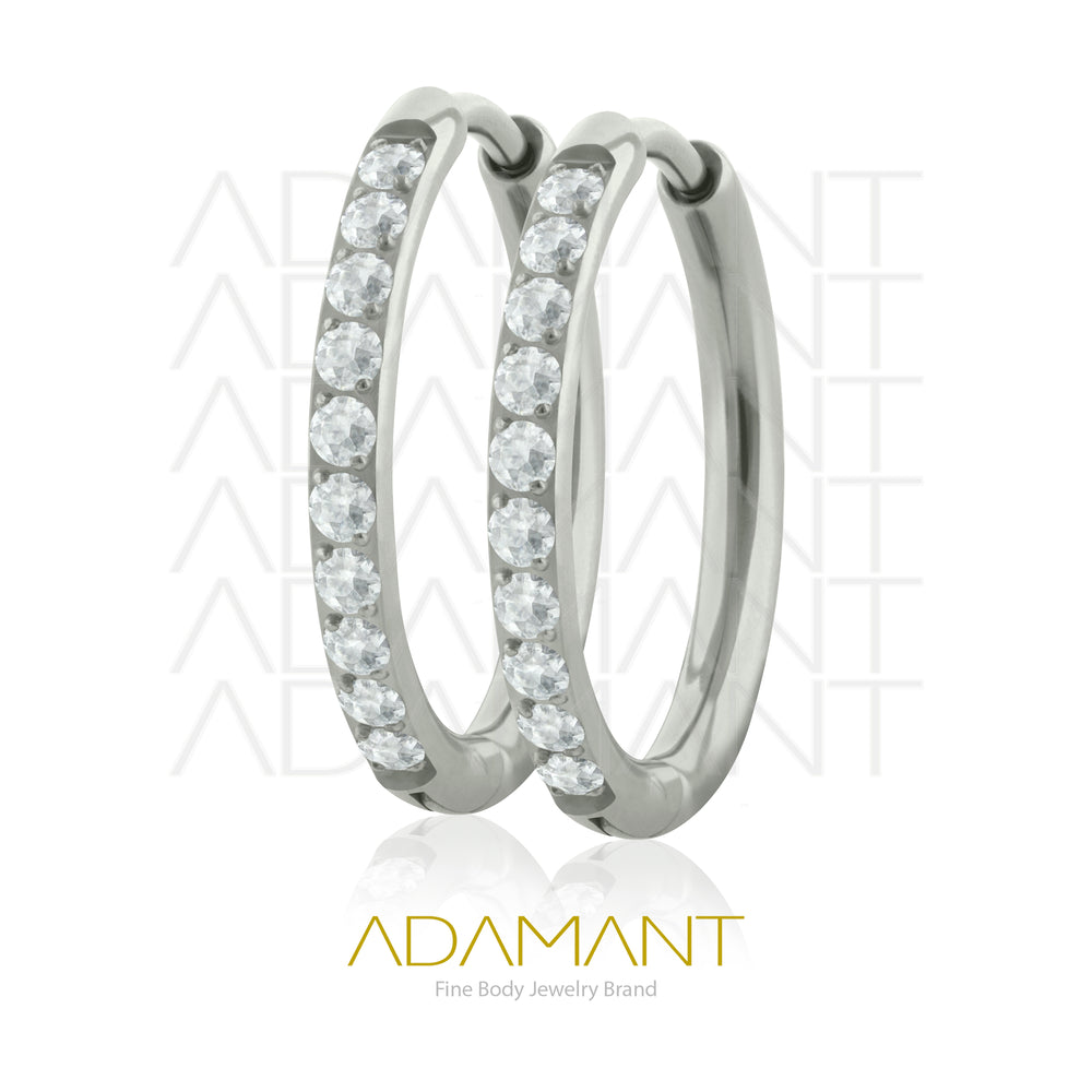 18g, Candonga Side Multijoya Prong set, Cubic Zirconia de Titanio
