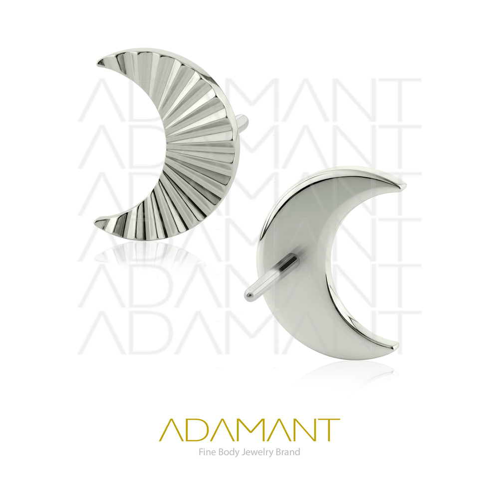 20g-18g-16g-14g Titanio Accesorios Sin Rosca, Moon Stripes