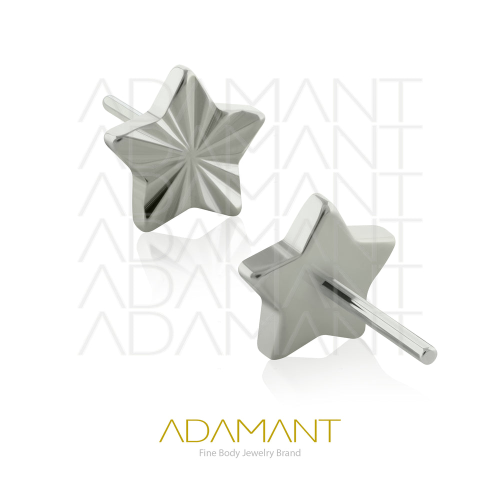 20g-18g-16g-14g Titanio Accesorios Sin Rosca, Star Stripes