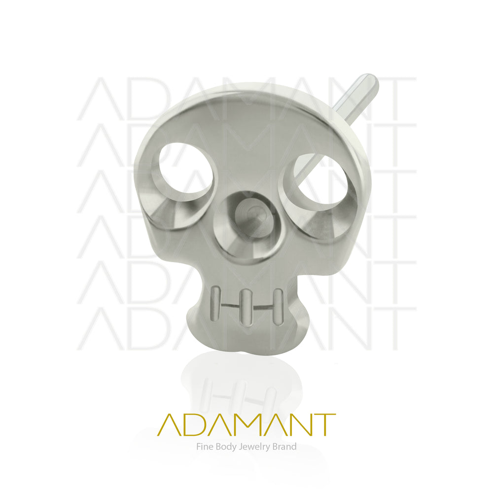 20g-18g-16g-14g Titanio Accesorios Sin Rosca, Skull Plano