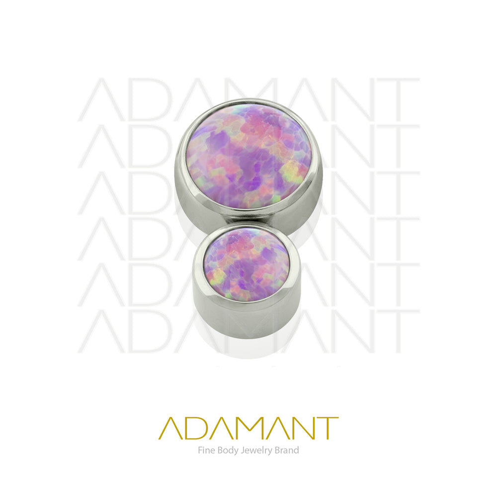 Titanio Accesorio CBR, Bezel Set, Opal