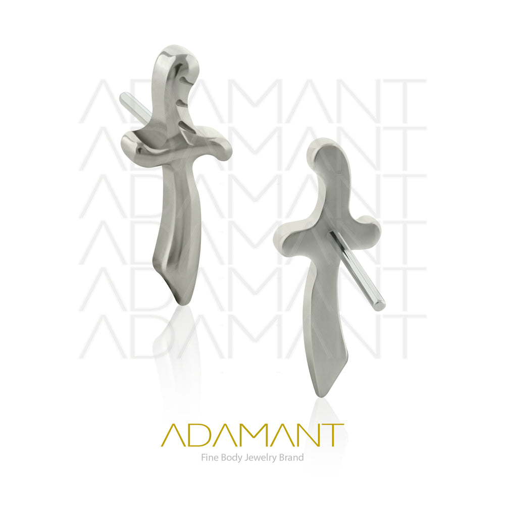 20g-18g-16g-14g Titanio Accesorios Sin Rosca, Espada Cimitarra.