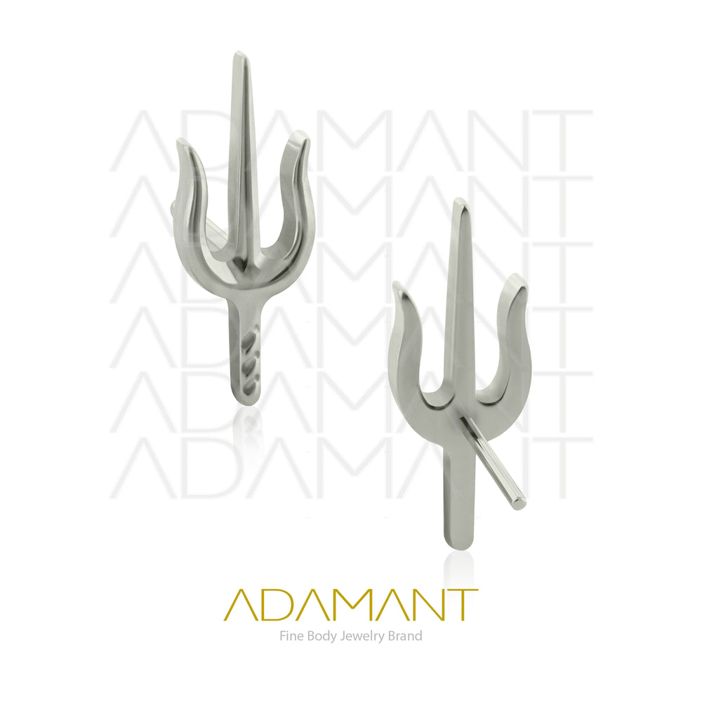 20g-18g-16g-14g Titanio Accesorios Sin Rosca, Tridente.