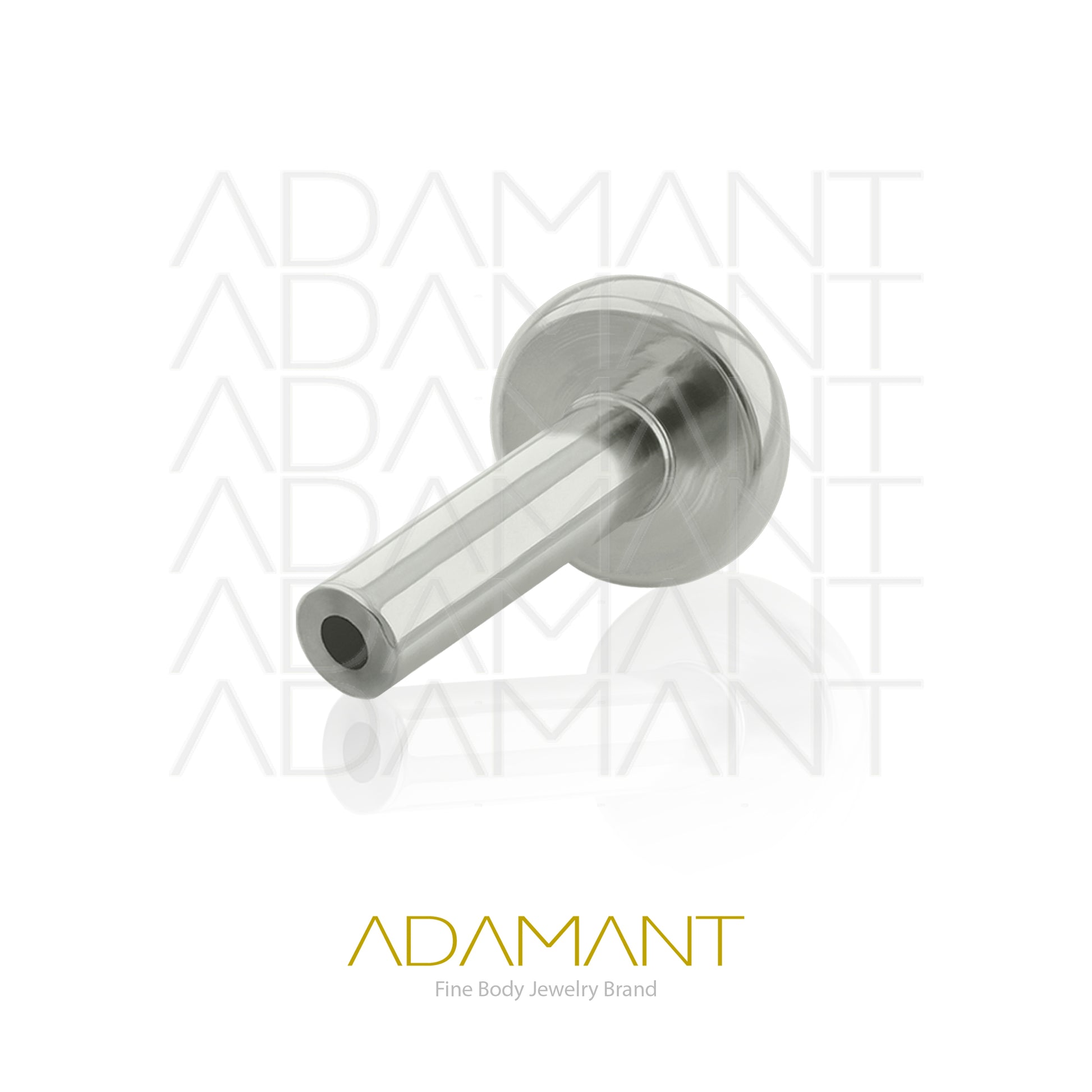 12g Titanio Labret Threadless, Barra labret. – Adamant Body Jewelry