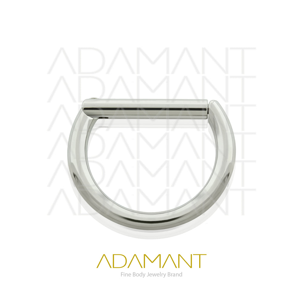 18g, Titanio, Aro Clicker con Bisagra, forma en D