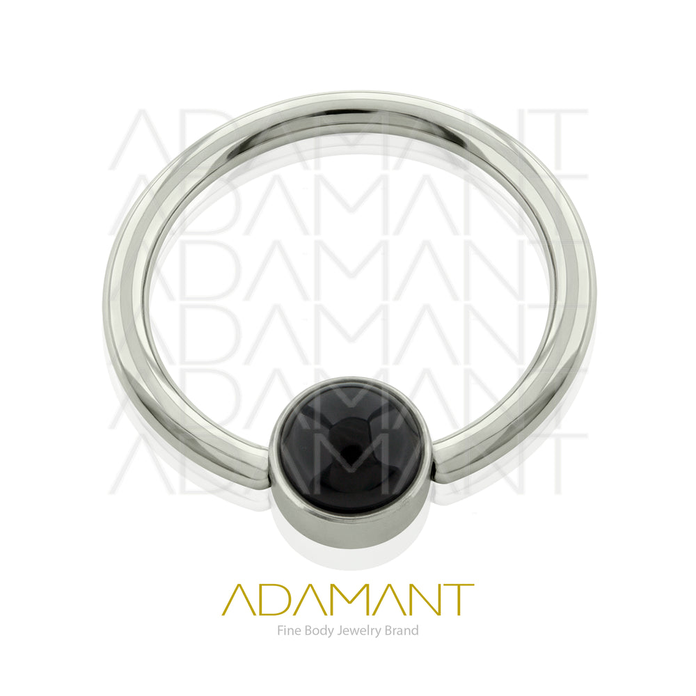 16g, Titanio CBR, Aro a Presión, Bezel Set, Onix