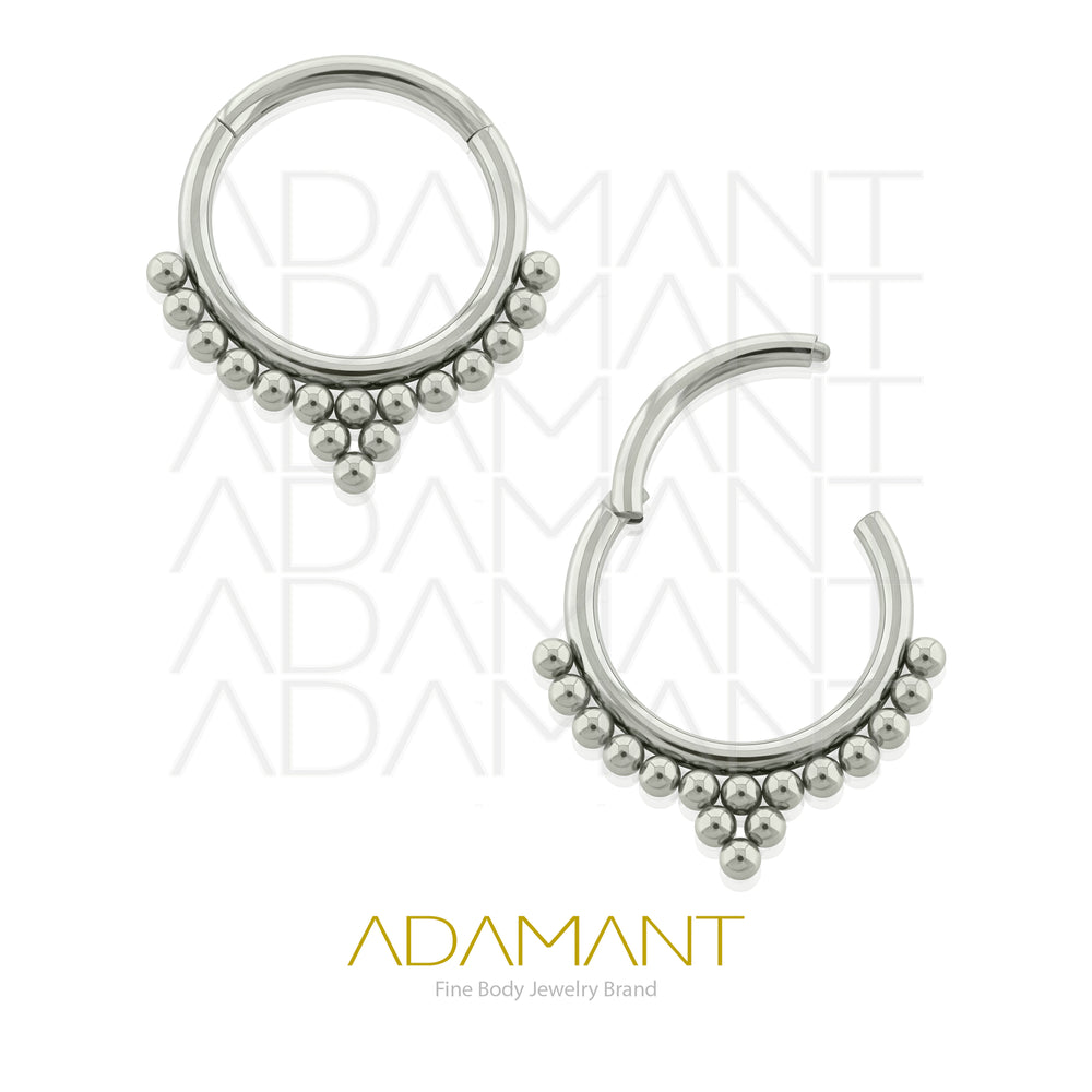 16g, Titanio, Aro Clicker con Bisagra, Bao TRI
