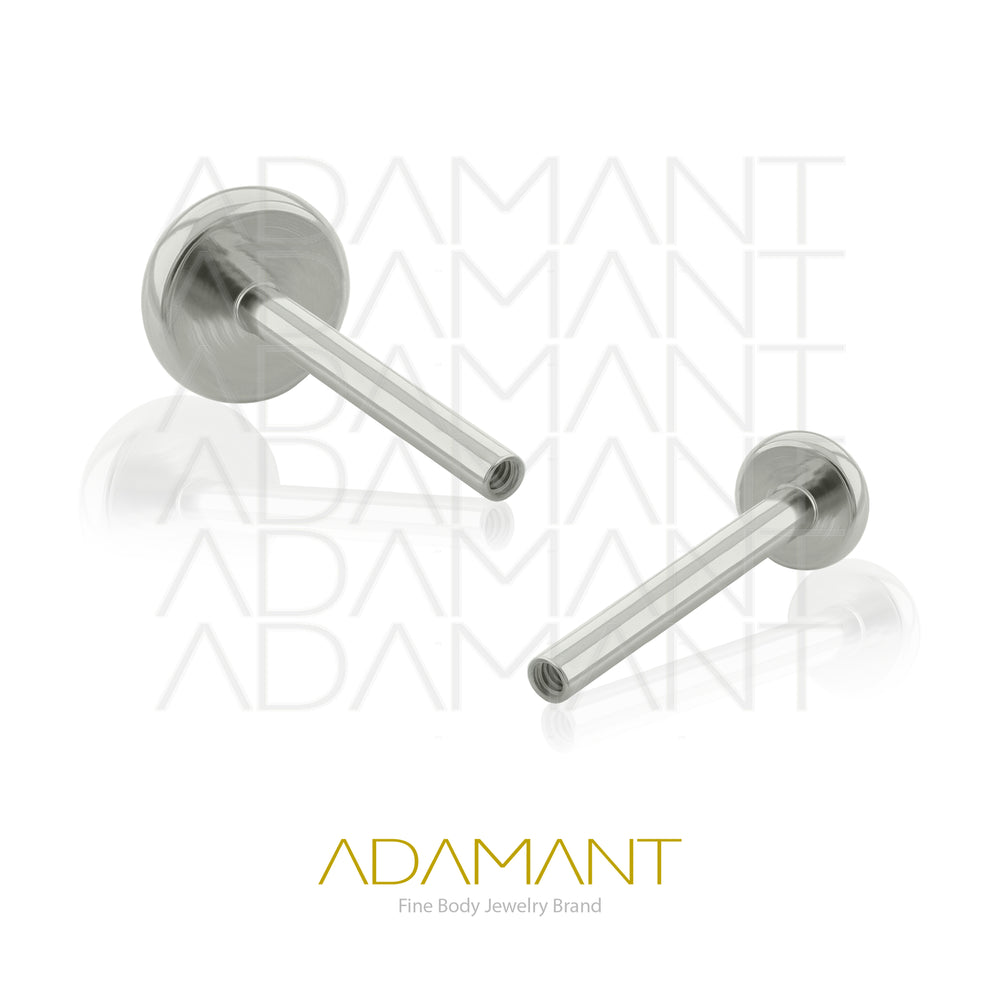 18g, Titanio Labret de Rosca, 0.9mm Patrón de rosca, Barra labret