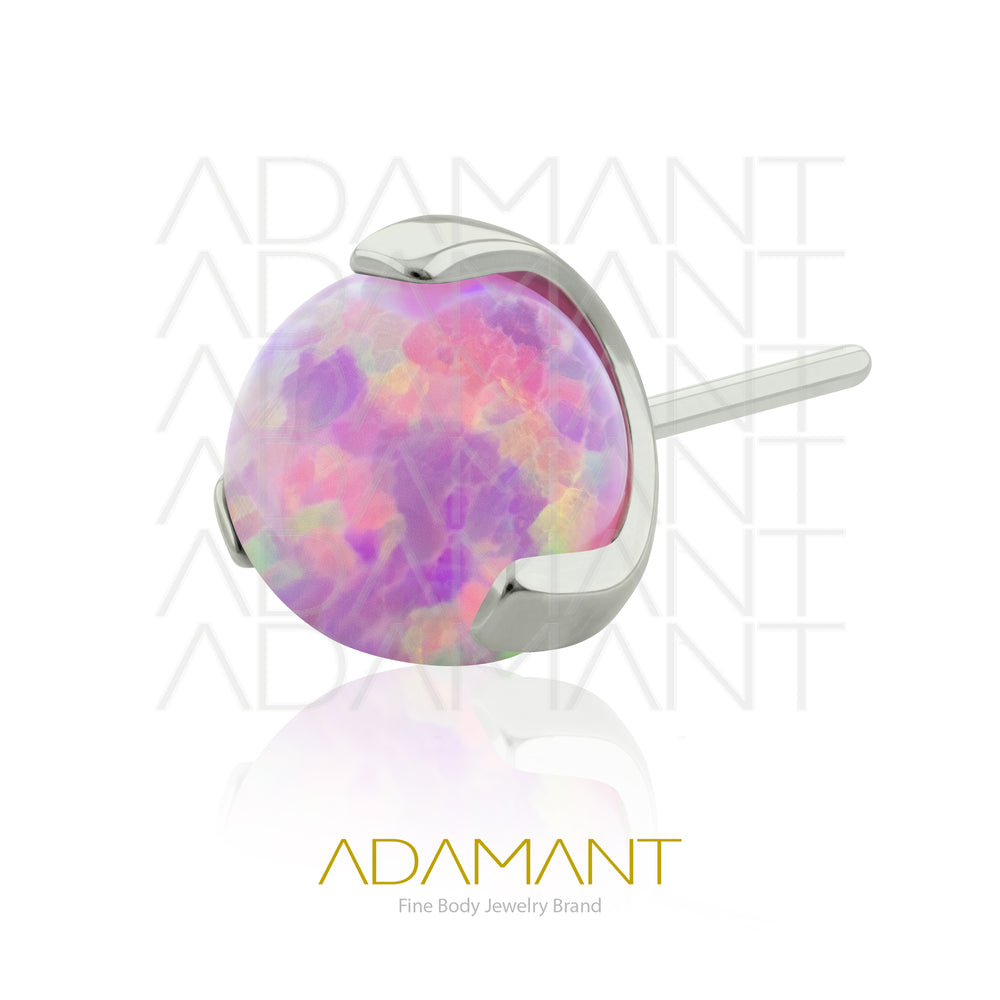 20g-18g-16g-14g Titanio Accesorios Sin Rosca, Bola, Prong set 3, Opal.