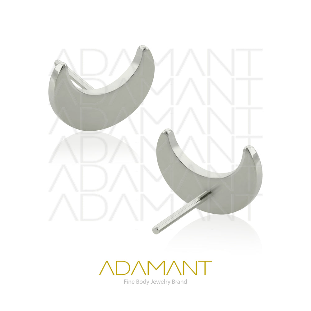 20g-18g-16g-14g Titanio Accesorios Sin Rosca, Luna Plana